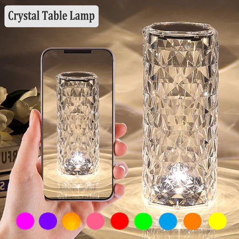 Modern LED Crystal Table Lamp: Illuminate Your Space with Elegance