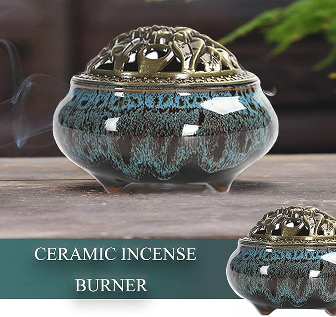 Artisan Ceramic Incense Burner: Elevate Your Space with Fragrant Ambiance