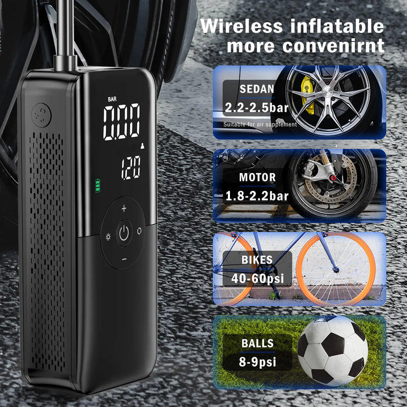 Portable Electric Air Pump for Quick and Convenient Air Filling