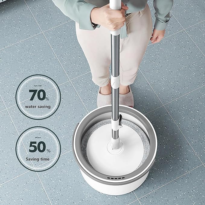Ultra-Efficient Microfiber Spin Mop: Elevate Your Cleaning Routine